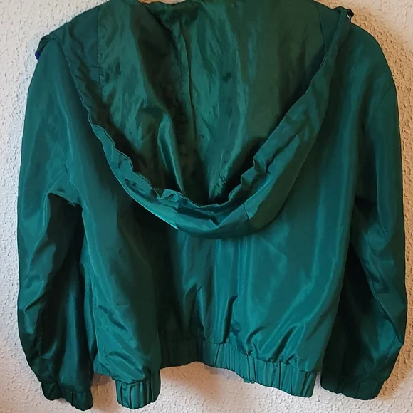 Outer Edge Ladies Green Windbreaker Size Small - Picture 7 of 7